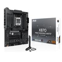 ASUS X870 MAX GAMING WIFI7 (Socket AM5, ATX, 4xDDR5(256GB), HDMI, 1xPCIe 5.0x16/2xPCIe 4.0x16/xPCIe 3.0x16, 1xLAN (2.5GbE), Wi-Fi 7, BT, 4xSATA 6Gb/s,