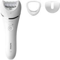 PHILIPS BRE700/01 Эпилятор  2 скорости, широкая головка, Wet&Dry, беспроводной, opti light, 2 аксессуара