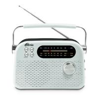RITMIX RPR-045 WHITE {Радиоприёмник портативный 3хдиапазонный FM/AM/SW,Bluetooth v.5.3, воспроизв. с USB и с карт пам. micro SD (до 32Gb)}