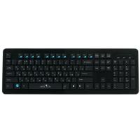 Клавиатура Oklick 870S черный USB беспроводная slim Multimedia [368218]