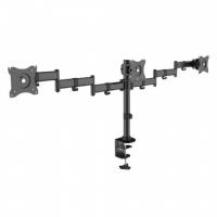 Arm Media LCD-T15 черный 15"-32" макс.30кг настольный поворот и наклон верт.перемещ.