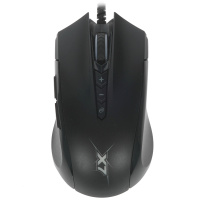 Фото  A4Tech X89 черный оптическая (2400dpi) USB (7but) [1147672]