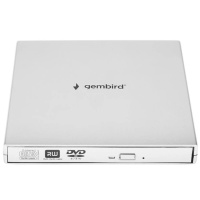 Фото  USB 2.0 Gembird DVD-USB-02-SV пластик, серебро 