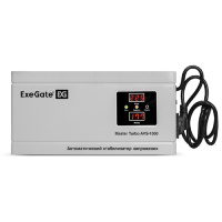 Фото  Exegate EX291745RUS Стабилизатор напряжения ExeGate Master Turbo AVS-1000 (1000ВА, 100-265В, цифр. индикация вход/вых. напряжения, 220В±8%, КПД 98%, 5