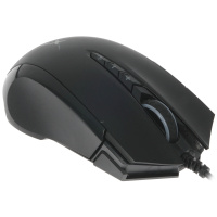 Фото  A4Tech X89 черный оптическая (2400dpi) USB (7but) [1147672]