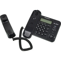 Фото  Panasonic KX-TS2356RUB (черный) {АОН,Caller ID,ЖКД,блокировка набора,выключение микрофона}
