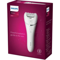 Фото  PHILIPS BRE700/01 Эпилятор  2 скорости, широкая головка, Wet&Dry, беспроводной, opti light, 2 аксессуара