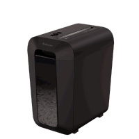 Фото  Fellowes Шредер PowerShred LX65 FS-44007(01), черный {DIN P-4,  4х37мм, 8 лст., 17 лтр.,  уничт.: скрепки,скобы,карты}