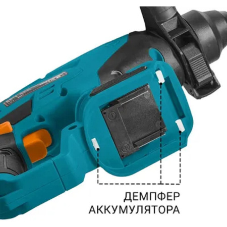Фото  Bort ПЕРФОРАТОР АККУМУЛЯТОРНЫЙ BHD-18LI-XDK  {Аккумуляторная система Makita 18V LXT; SDS+; 0...1500 об/мин; 0...4500 уд/мин; 3 Дж, БЕЗ АКБ И ЗУ, 2 кг}