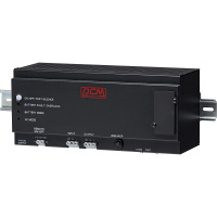Фото  PowerCom DRU-1500 ИБП {OffLine, 1500VA/900W, крепление на DIN-рейку}
