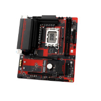 Фото  MAXSUN MS-B760M I-CAFE D4  (Socket 1700, mATX, 2*DDR4(64Gb), DP/HDMI, 2*SATA3, 3*M.2, 1*PCIEx16/1*PCIEx4, 6*USB 2.0, 2*USB 3.2 Gen1, LAN 1*2,5G, ARGB,