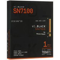 Фото  WD SSD Black SN7100, 1TB, M.2(22x80mm), NVMe, PCIe 4.0 x4, TLC, WDS100T4X0E