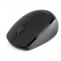 Фото  Gembird MUSW-354 {Мышь беспроводная, черный, бесш.клик, soft touch,3кн.+колесо-кнопка, 2400DPI, 2,4ГГц}