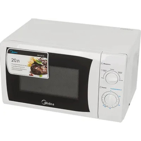 Фото  Midea  MM720CFB  Микроволновая печь 20л, 700Вт, белый