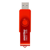 Фото  Smartbuy 032GB Twist Red  UFD 3.0/3.1 (SB032GB3TWR)