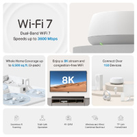 Фото  TP-Link Deco BE22(3-pack) BE3600 Домашняя Mesh-система Wi-Fi 7