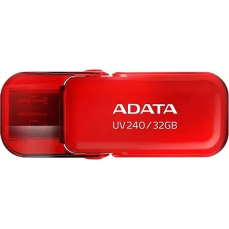 Фото  A-DATA Flash Drive 32Gb UV240, USB 2.0, Красный AUV240-32G-RRD