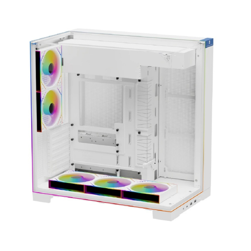 Фото  Thermalright Корпус TR-A70 ARGB White FAN5-M / TG / 5 x120mm ARGB PWM Fans / ARGB Strip / USB TYPE-C / ATX  / TRA70AF5MW